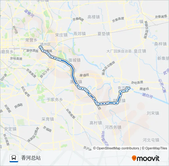 938东段 Bus Line Map