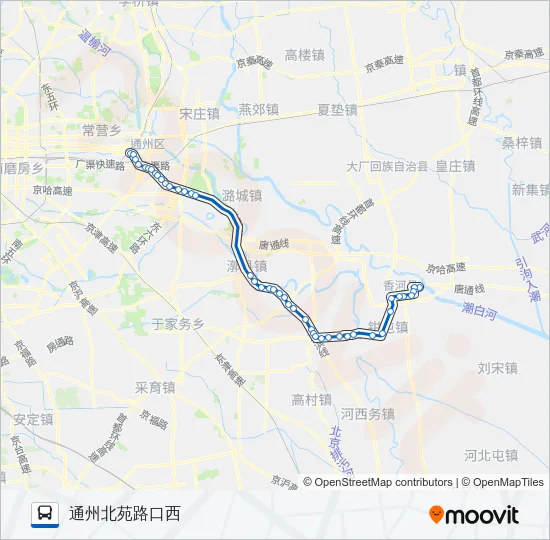 938东段 Bus Line Map