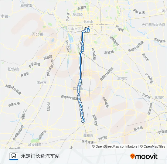 943区间 Bus Line Map