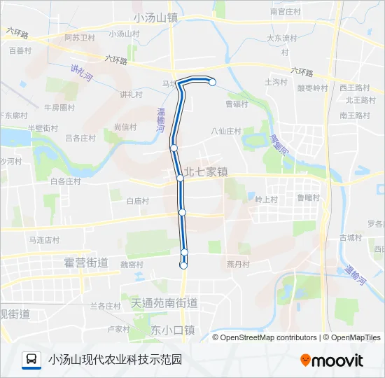 984专线 Bus Line Map