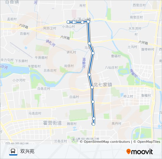 985区间 bus Line Map