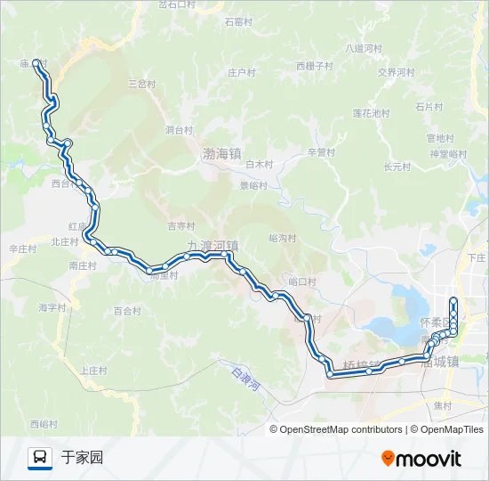 H14区间 Bus Line Map