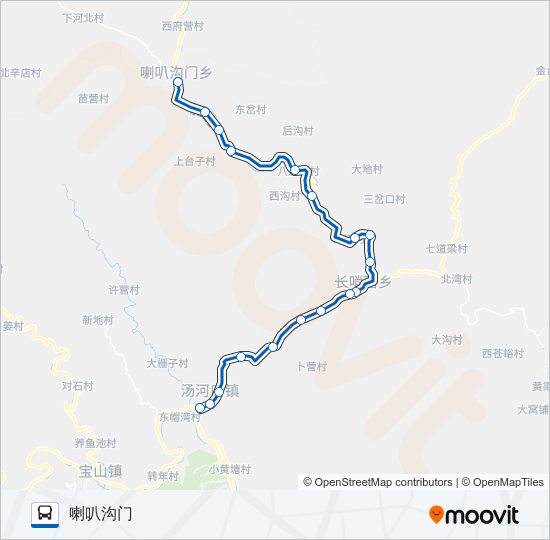 公交H15区间路的线路图