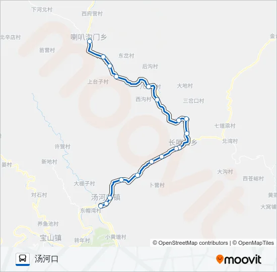 H15区间 Bus Line Map