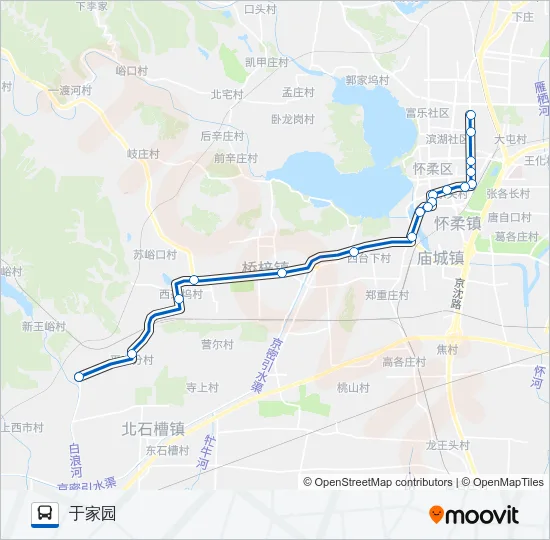 H22区间 Bus Line Map