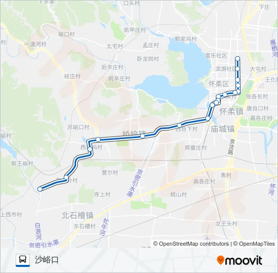 H22区间 Bus Line Map