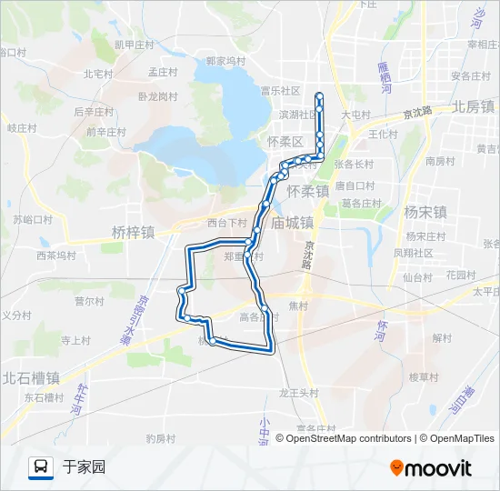 H40环线 Bus Line Map