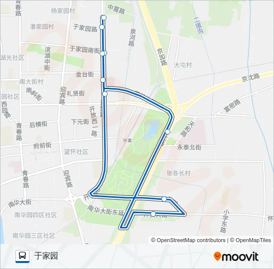 H53环线 Bus Line Map