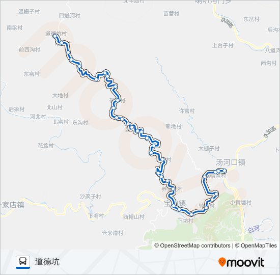 H54区间 bus Line Map