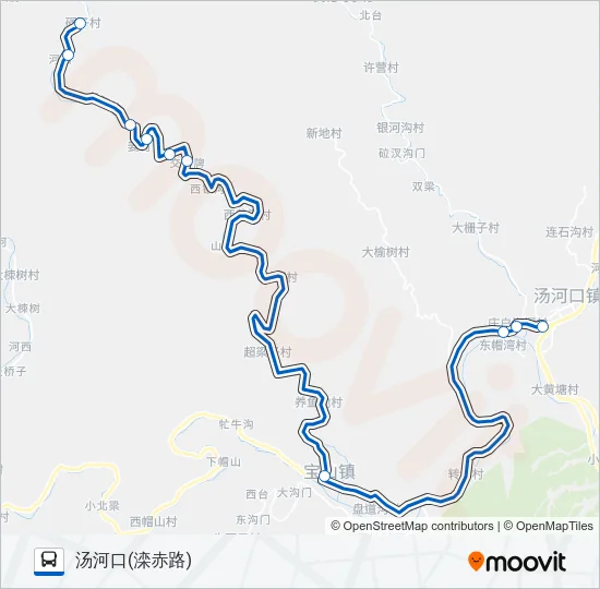 H54碾子 Bus Line Map