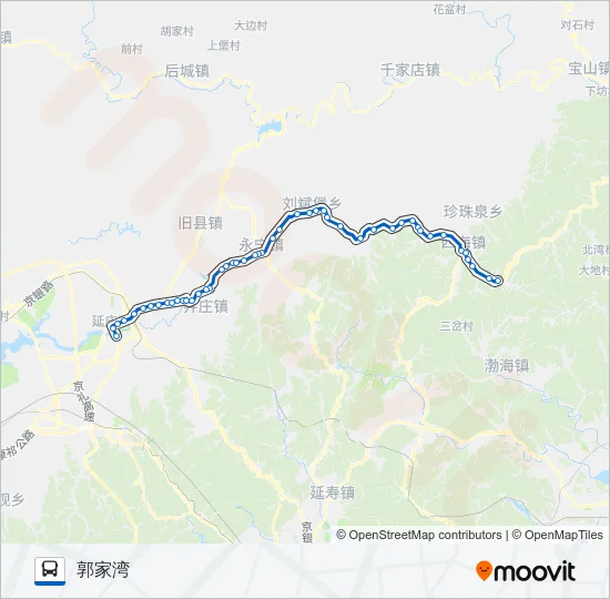 Y14支1 Bus Line Map