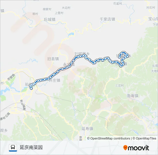 Y14支3 Bus Line Map