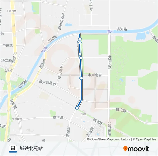 专20区间 Bus Line Map