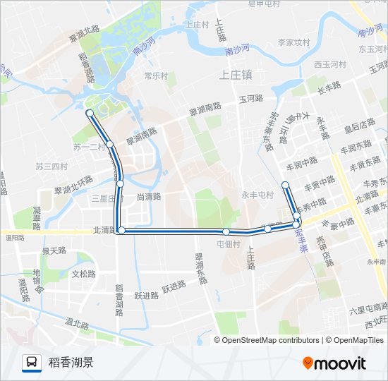 公交临101路的线路图
