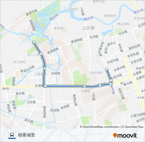 临线101 Bus Line Map