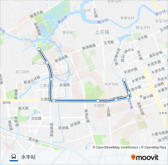 临线101 Bus Line Map