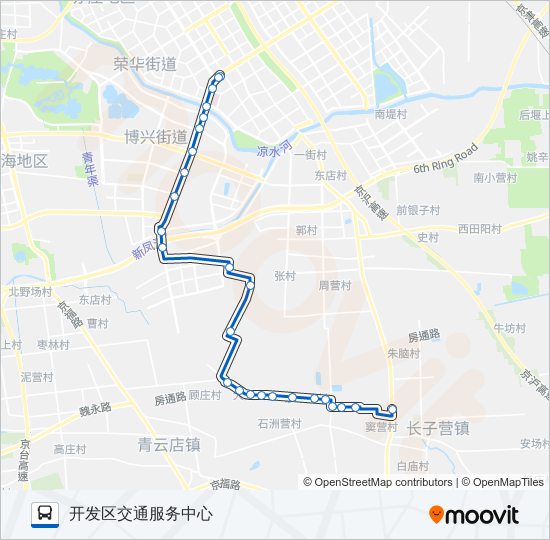 兴32区间 bus Line Map