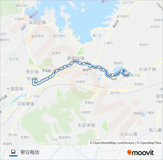 密17支2 Bus Line Map