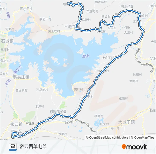 密19支线 Bus Line Map