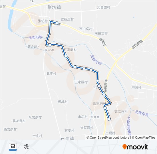公交房18支1路的线路图