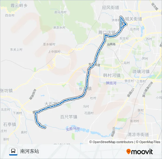 公交房18支2路的线路图