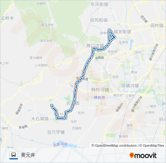 公交房31支路的线路图