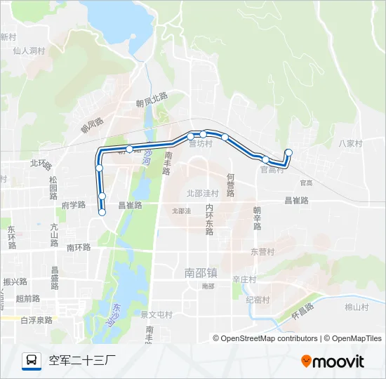 昌11区间 Bus Line Map