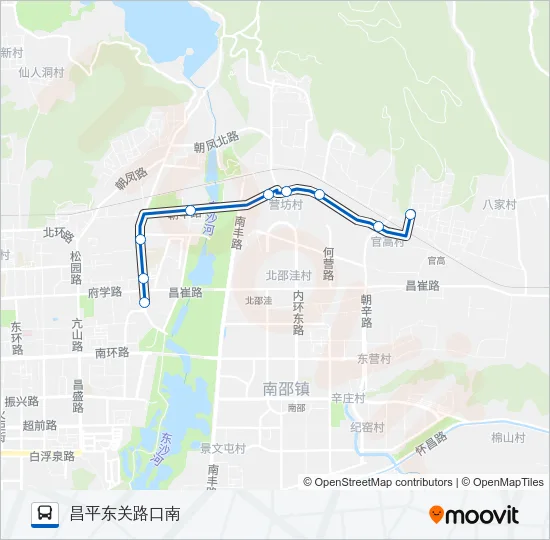 昌11区间 Bus Line Map