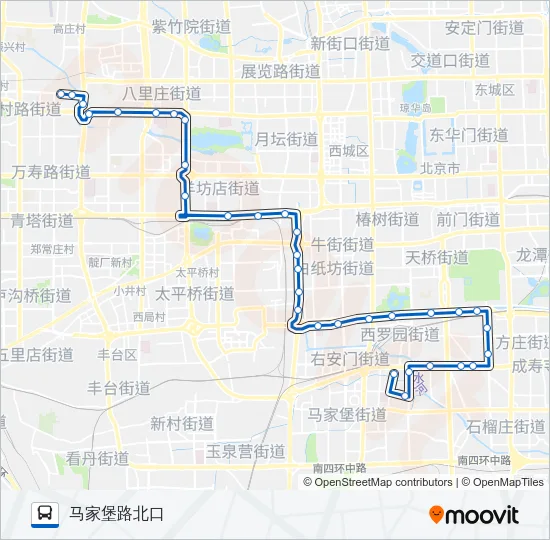 运通102 Bus Line Map