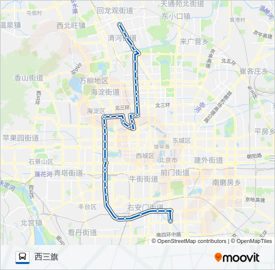 运通103 Bus Line Map