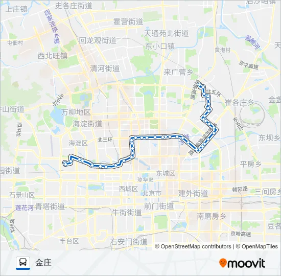 运通104 Bus Line Map