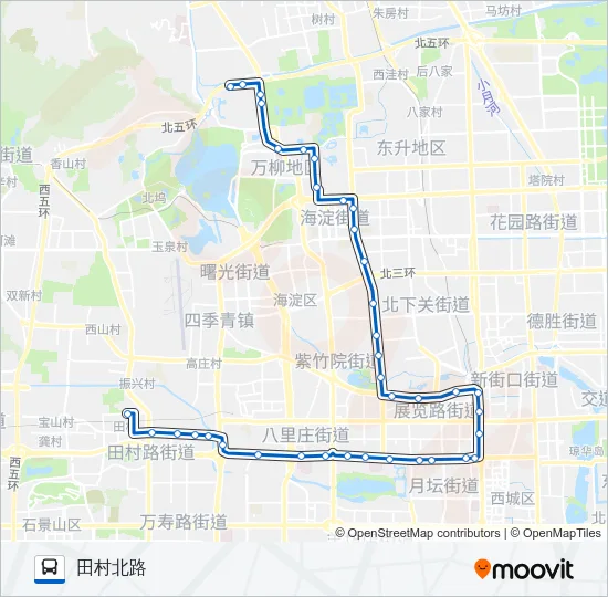 运通106 Bus Line Map