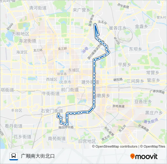 运通107 Bus Line Map