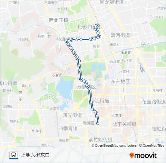 运通108 Bus Line Map