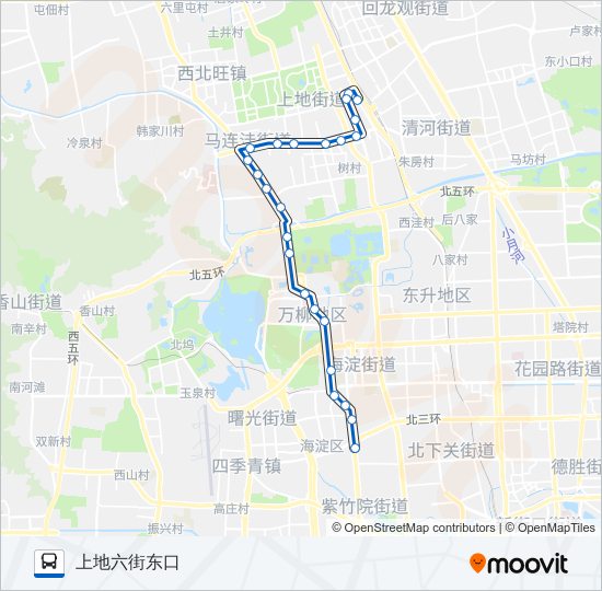 运通108 bus Line Map