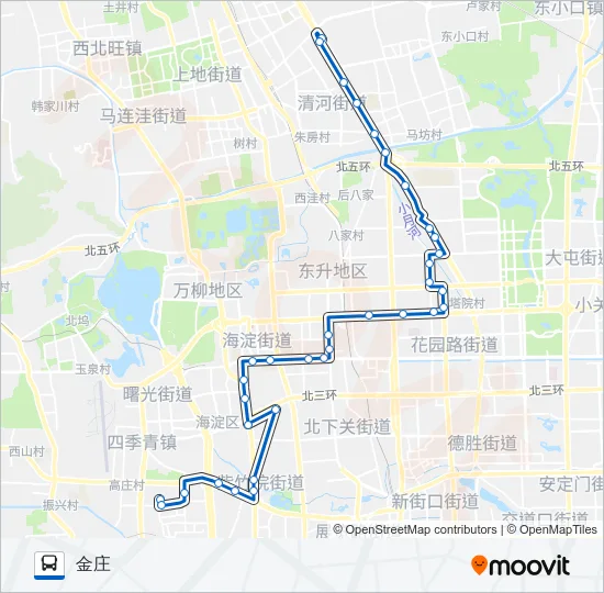 运通109 Bus Line Map