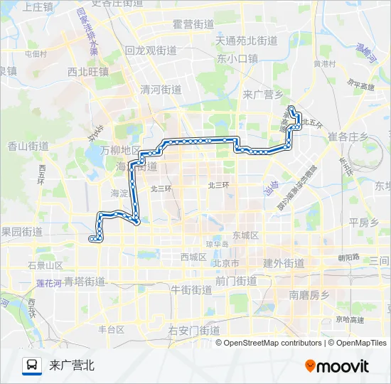 运通110 Bus Line Map
