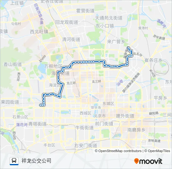 运通110 Bus Line Map