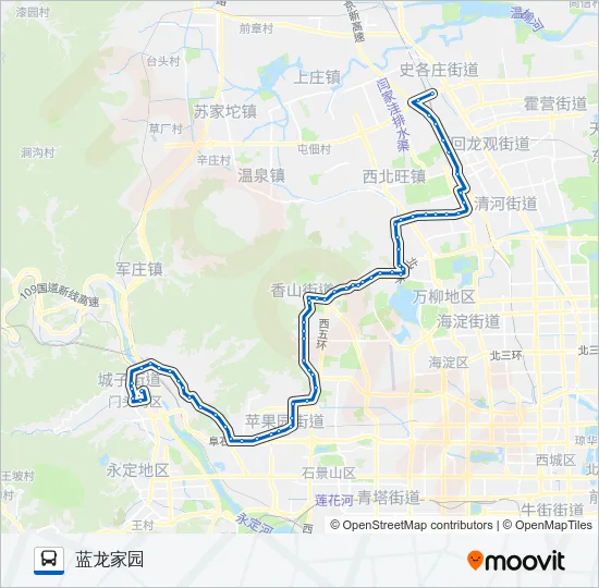 运通112 Bus Line Map