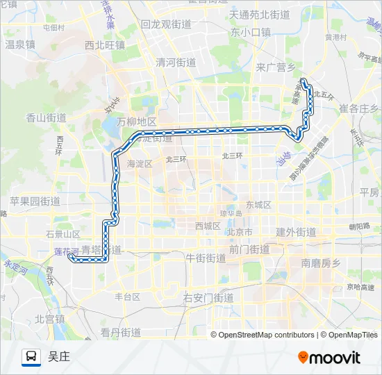 运通113 Bus Line Map