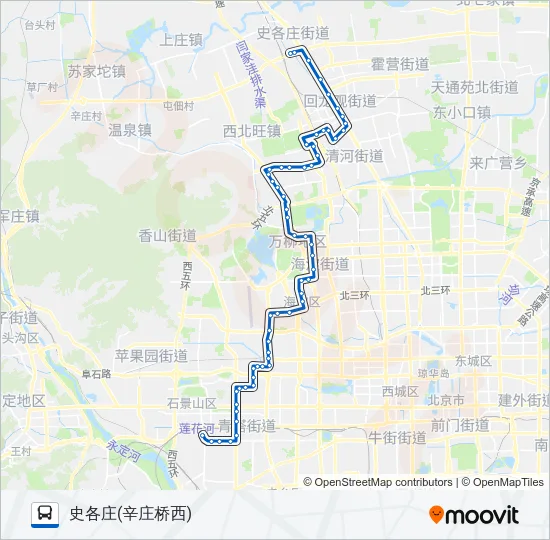 运通114 Bus Line Map