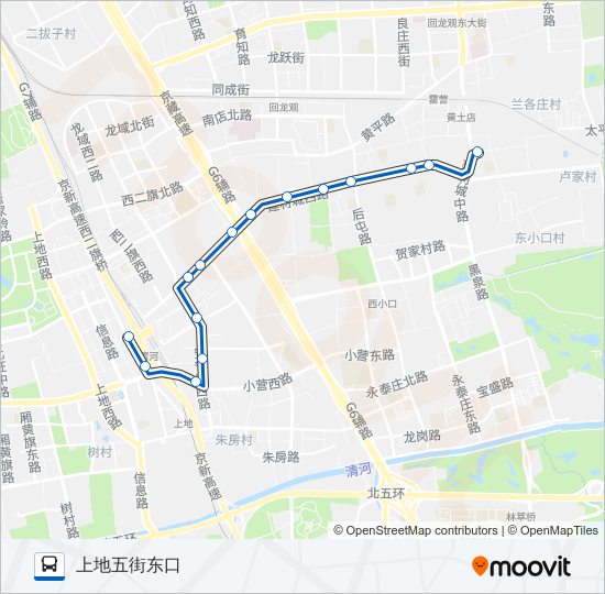 运通119 bus Line Map