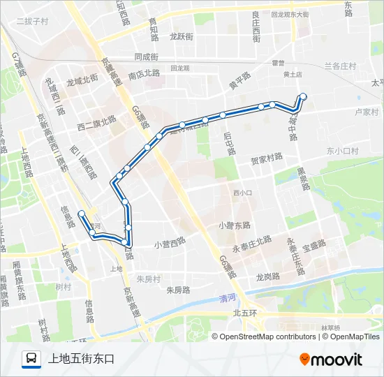 运通119 Bus Line Map
