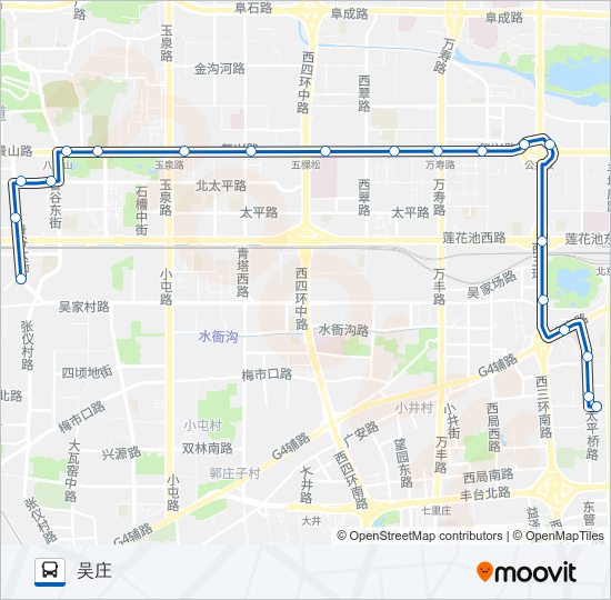 运通120 bus Line Map