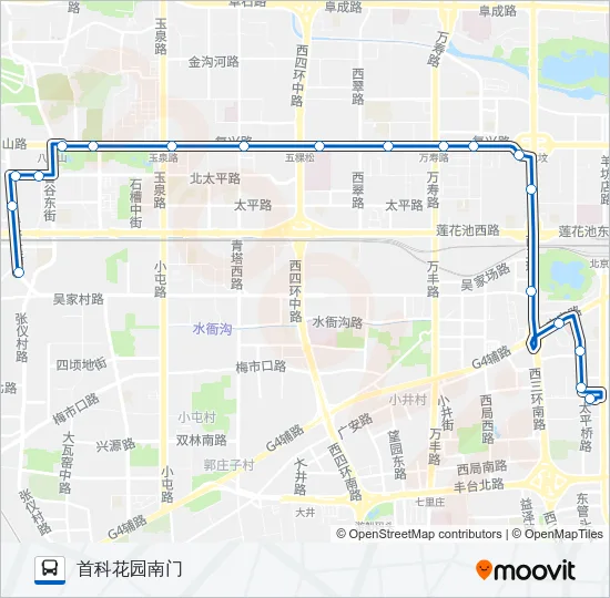 运通120 Bus Line Map
