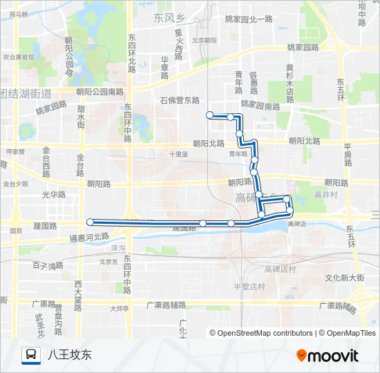 运通121 Bus Line Map