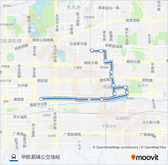运通121 Bus Line Map