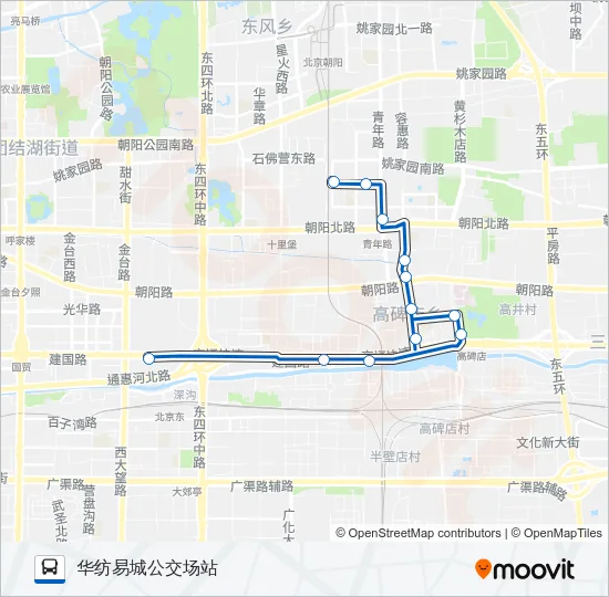 运通121 Bus Line Map