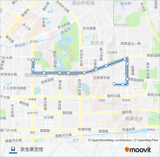 运通122 Bus Line Map