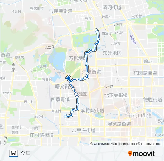 运通124 Bus Line Map
